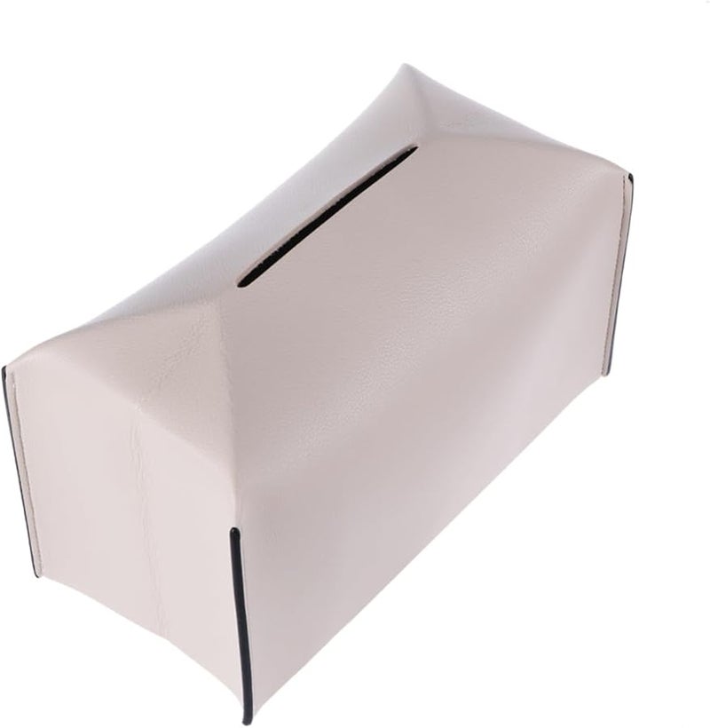 Pu Leather Tissue Box Holder Multi Purpose Storage Case For Home Car Office - Image 1